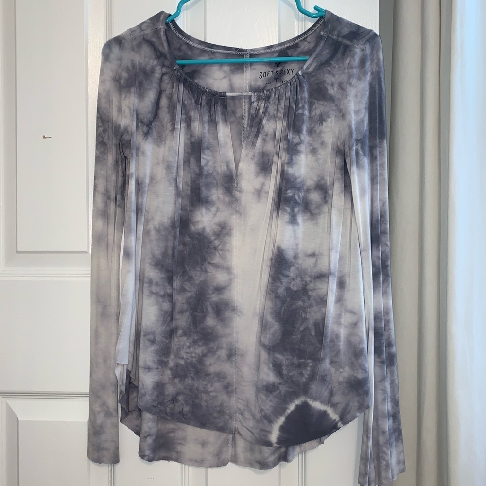 American Eagle Tie-Dye Blouse